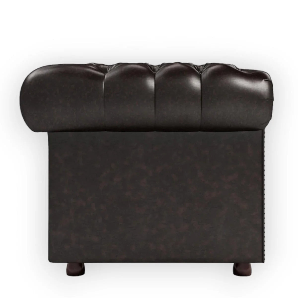 Nismaaya Camryn Traditional Chesterfield 2 Seater Sofas Dark Brown