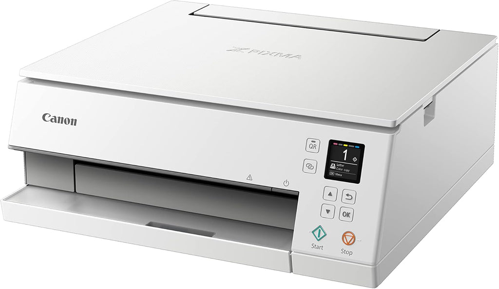 Canon PIXMA TS6350a Drucker Farbtintenstrahl Multifunktionsgerät DIN A4 (Fotodrucker, Scanner, Kopierer, OLED, 4.800x1.200 dpi, USB, WLAN, 5 separate Tinten, Duplexdruck, 2 Papierzuführungen), schwarz