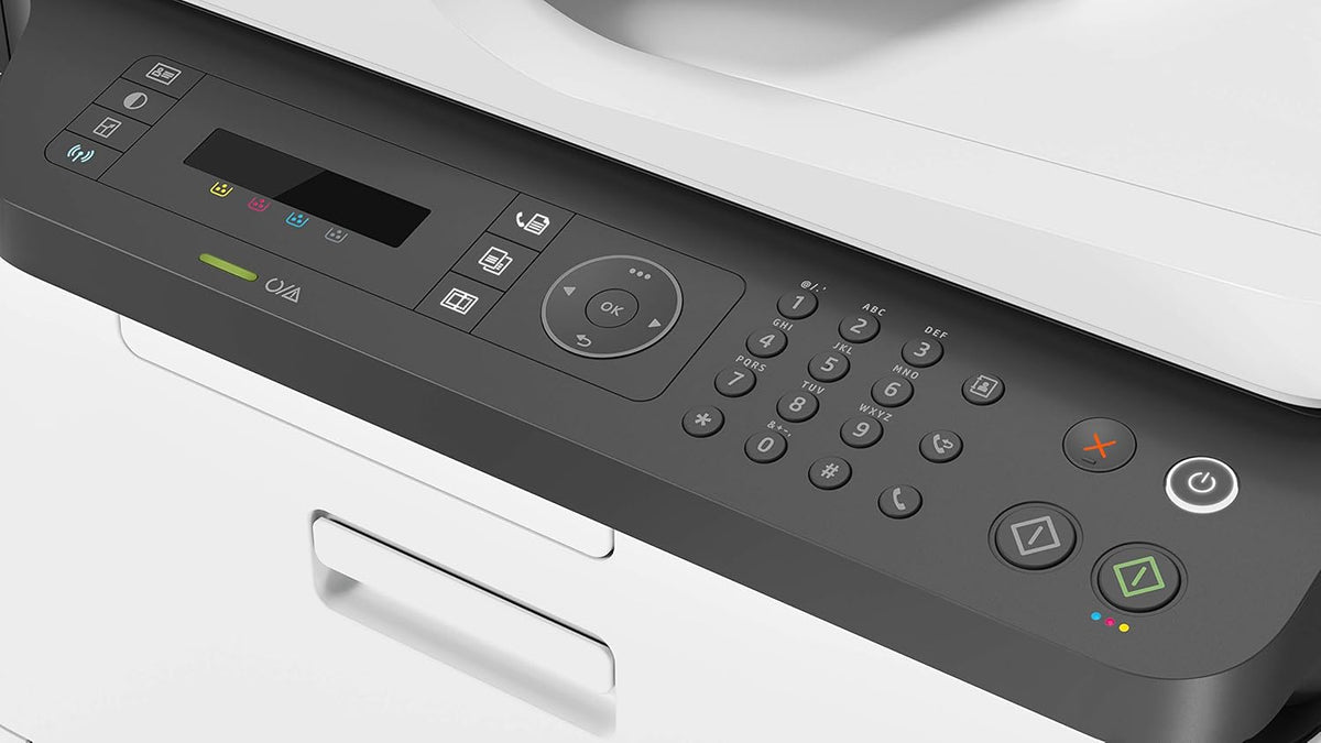 HP Color Laser 150nw Farb-Laserdrucker (Drucker, USB, LAN, WLAN),weiß-grau