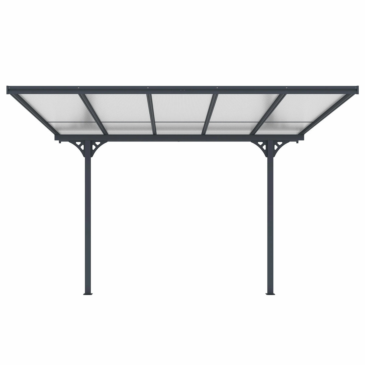 Fornorth Terrassenüberdachung 313x254x220-260cm
