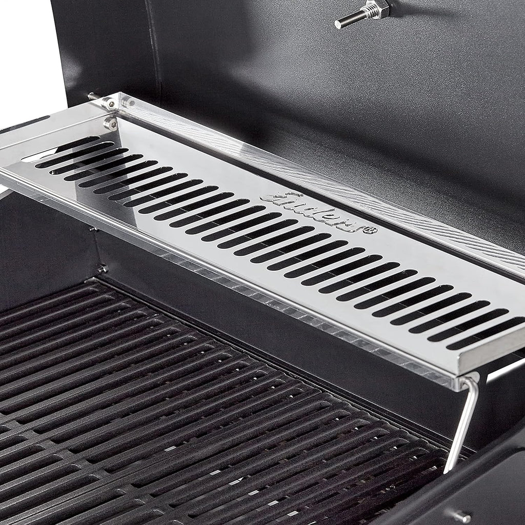 Enders® Elektrogrill eCRAVE 2, mit Gussrost, Grillwagen mit viel Stauraum, SIMPLE CLEAN™ Reinigungssystem, 2 leistungsstarke Heizelemente, formstabile Garhaube mit integriertem Thermometer #97116