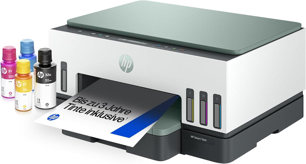 Smart Tank 7007 3-in-1 Multifunktionsdrucker (WLAN; Duplex-Druck) – 3 Jahre Tinte inklusive, 3 Jahre Garantie, großer Tintentank, hohe Reichweite, Drucken in hoher Qualität
