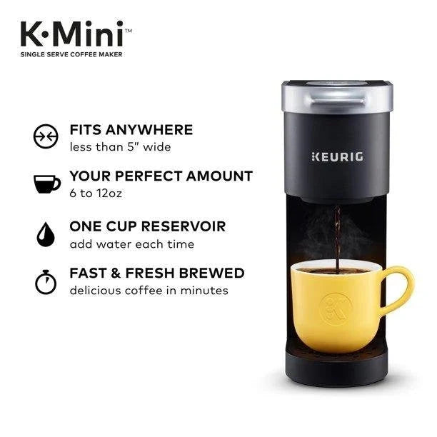 Cafetera Keurig K-Mini, para una taza, color negro