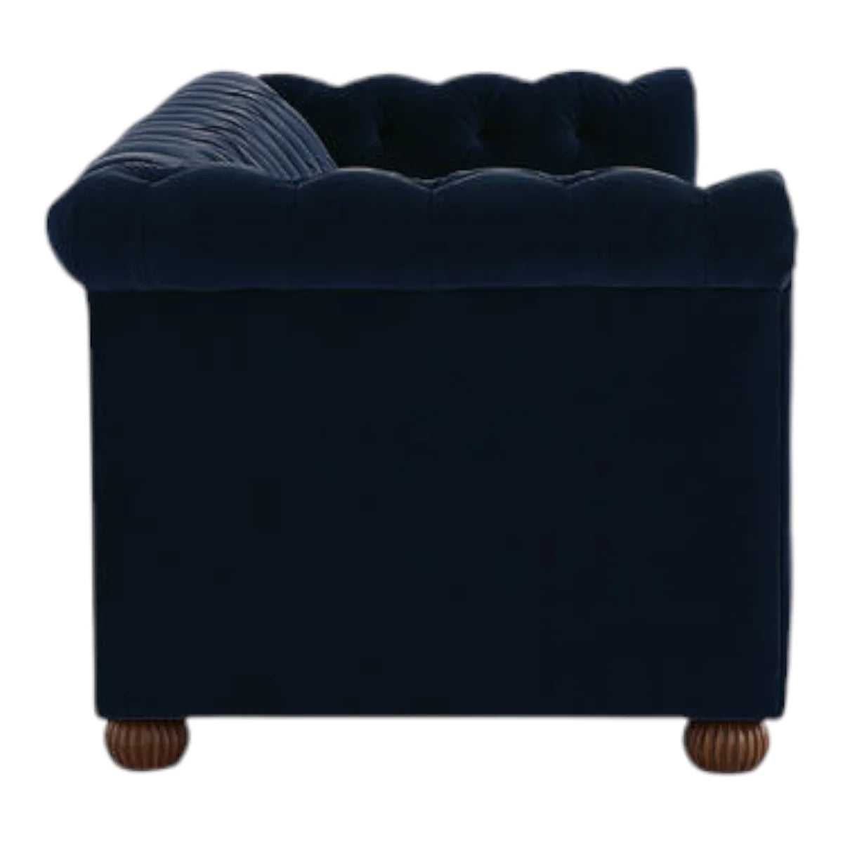 Brenna 3 Seater Teak Wood Fabric Sofa