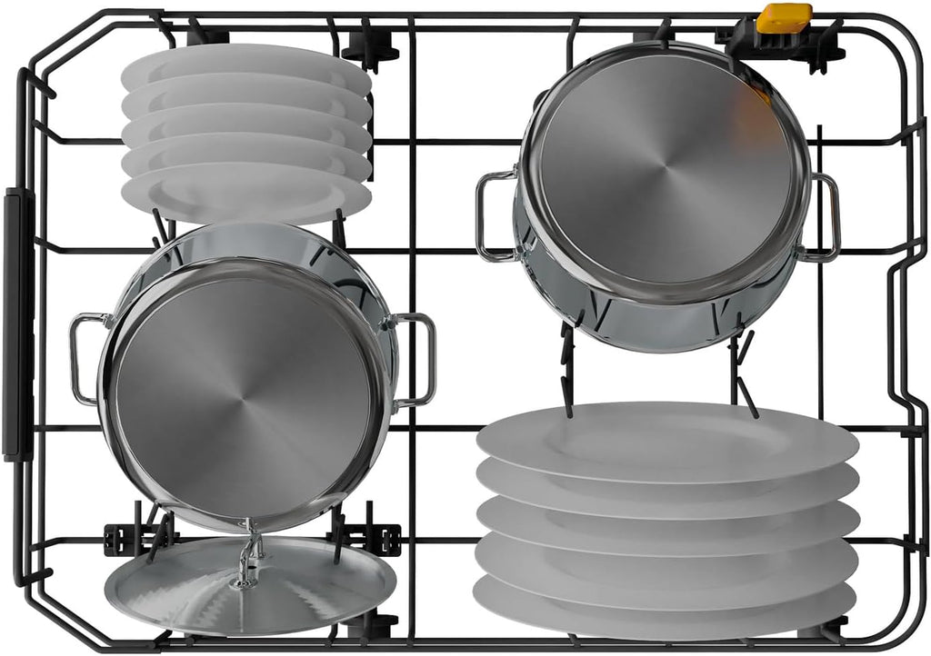 Bauknecht BK6FC11BS7A0X Vollintegrierbarer Geschirrspüler (45 cm)/ ActiveDry/Sensorprogramm/PowerClean/Besteckschublade/Hygiene-Programm/Vollwasserschutz/Multizone/Startzeitvorwahl