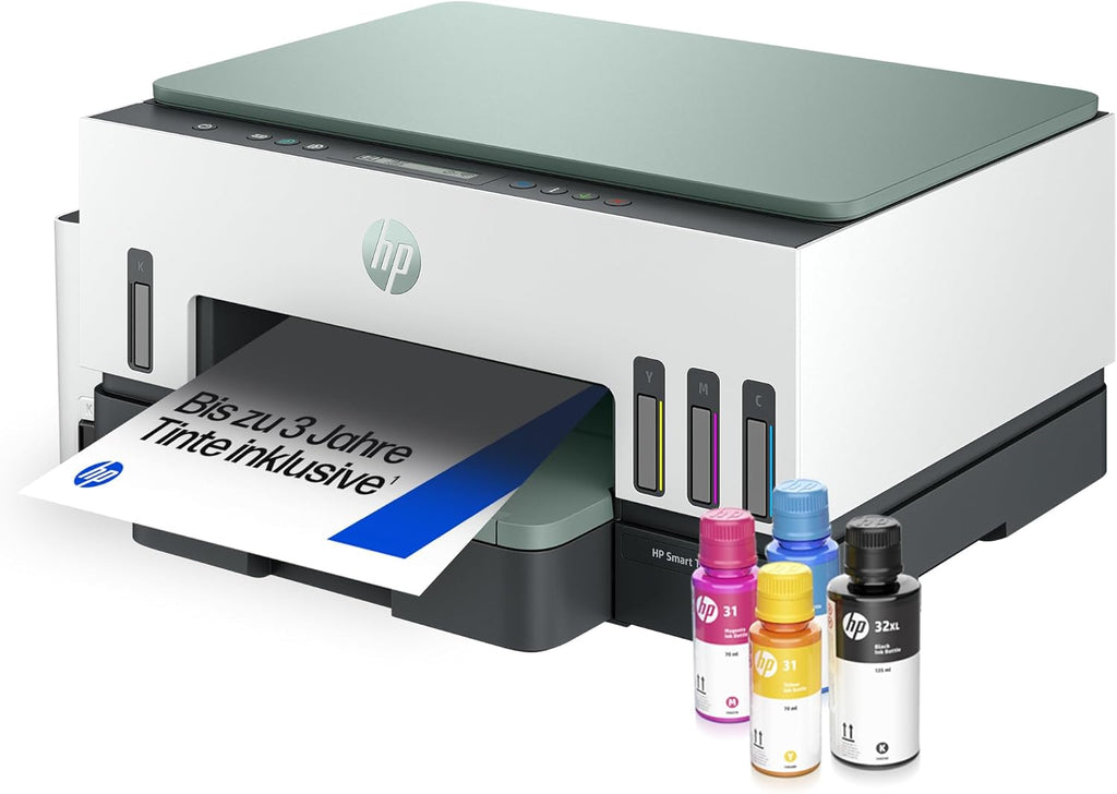 Smart Tank 7007 3-in-1 Multifunktionsdrucker (WLAN; Duplex-Druck) – 3 Jahre Tinte inklusive, 3 Jahre Garantie, großer Tintentank, hohe Reichweite, Drucken in hoher Qualität