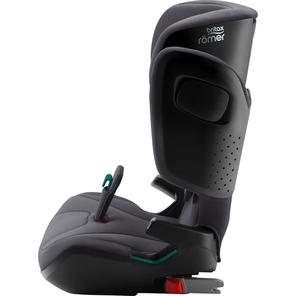 BRITAX RÖMER Kindersitz KIDFIX 2 Z-LINE, für Kinder von 100-150 cm (i-Size) mit und ohne ISOFIX, 3,5-12 Jahre, Midnight Grey