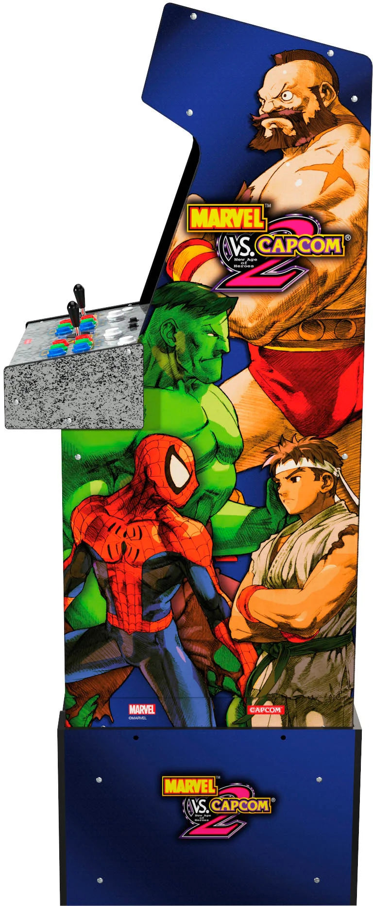 Arcade1Up – Máquina Arcade Marvel Vs Capcom 2 con Marquesina Iluminada