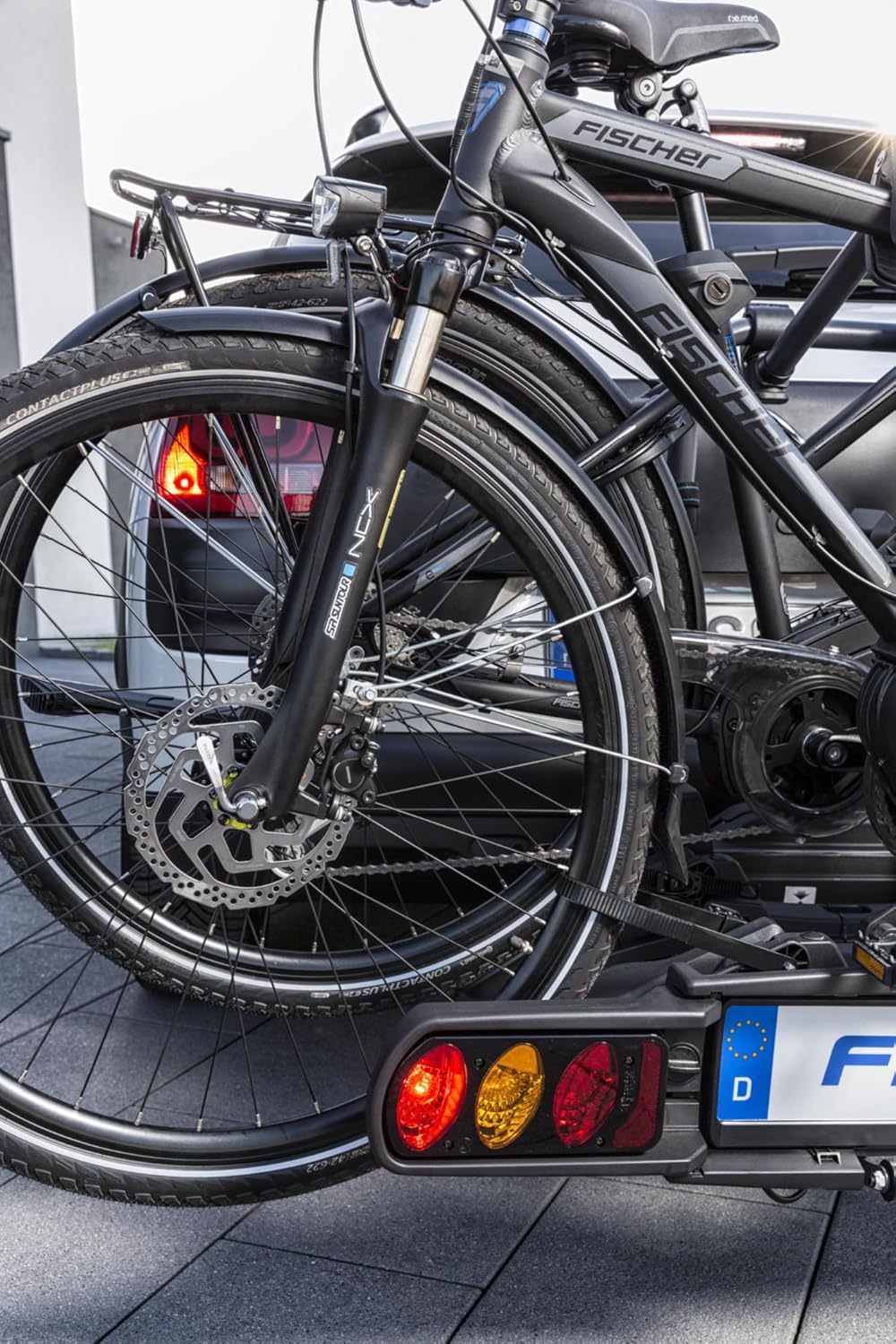 FISCHER Kupplungsfahrradträger ProlineEvo 2 I Fahrradträger Kupplung I Fahrradträger Auto I Träger Auto