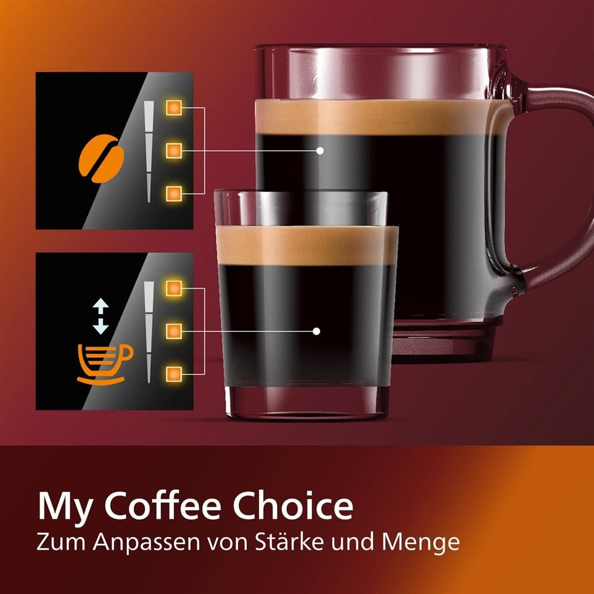 Philips Serie 2200 Kaffeevollautomat – Klassischer Milchaufschumer, Intuitives Touchdisplay, mattes Schwarz (EP2220/10)