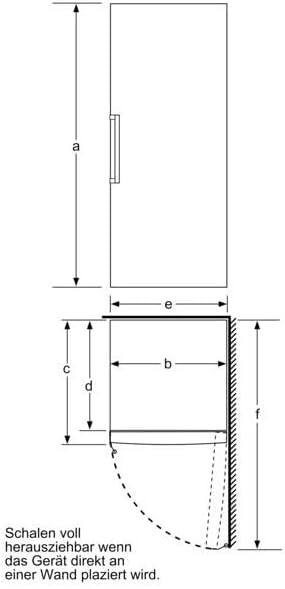 Siemens GS54NAWCV iQ500 Gefrierschrank, 176 x 70 cm, 327 L, noFrost nie wieder abtauen, bigBox Platz für großes Gefriergut, varioZone flexible Glas-und Schubladen, Weiß