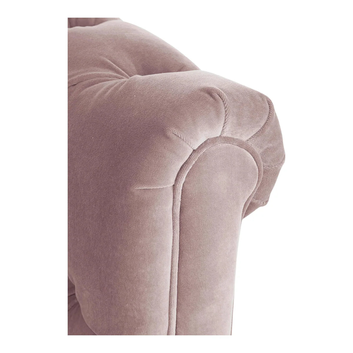 Brenna 3 Seater Teak Wood Fabric Sofa