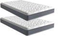 PEZ ROJO Lot de 2 Matelas 90x190 cm, Épaisseur 17 cm, Luxe Matelas Mémoire de Forme pour Adulte et Enfant, Zones de Confort Ergonomiques