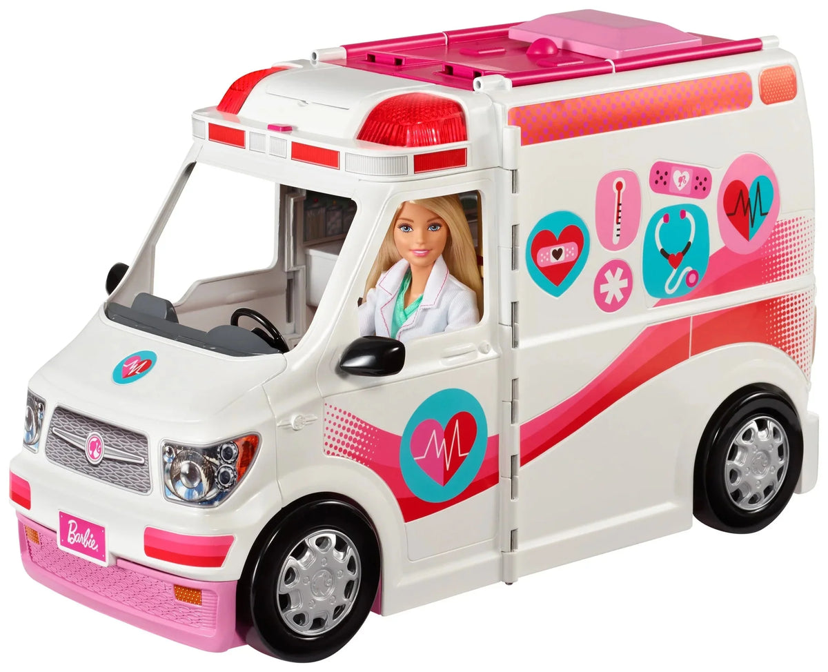Barbie Clínica de Cuidados 2 en 1 - Set de Juego Divertido para Niños de 3 Años en Adelante