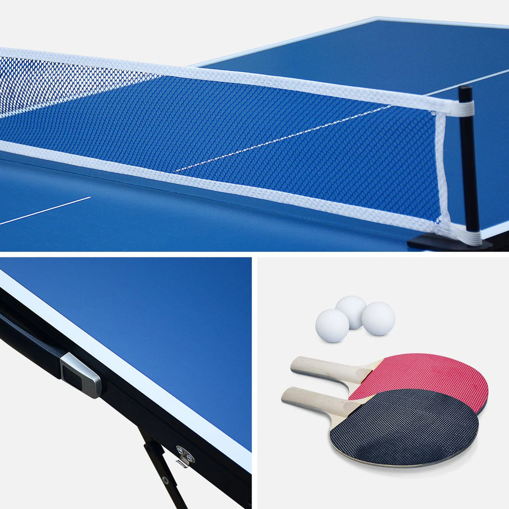 Mini Mesa De Ping Pong De Interior, Azul, 150x75