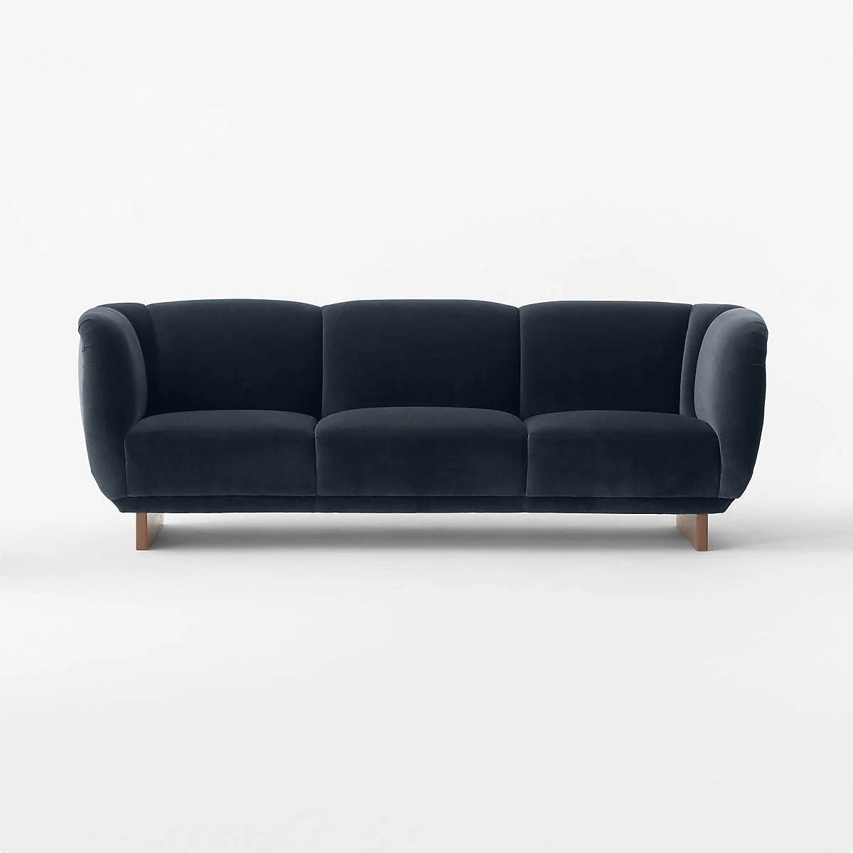 Alva 3 Seater Teak Wood & Fabric Sofa