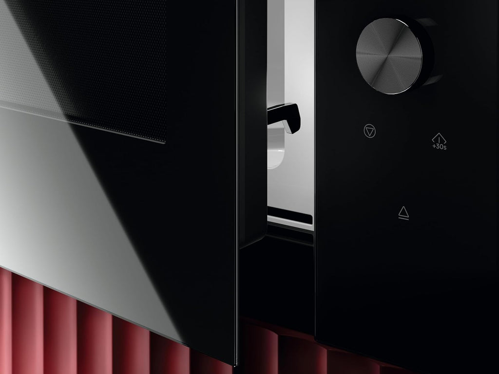 AEG Einbau-Mikrowelle Serie 6000 mit Steam Set - 60 cm - 17 L Garraum - Touch-Bedienung - Display mit Uhr - Auftau-Funktion - Drehteller Ø 272 mm - Schwarz - TB6SM171DB