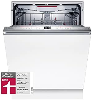 Bosch Hausgerte SMV6ZCX49E Serie 6 er Geschirrspüler Vollintegriert, Besteckschublade, Silence Programm besonders leise, PerfectDry mit Zeolith trocknet sogar Kunststoff
