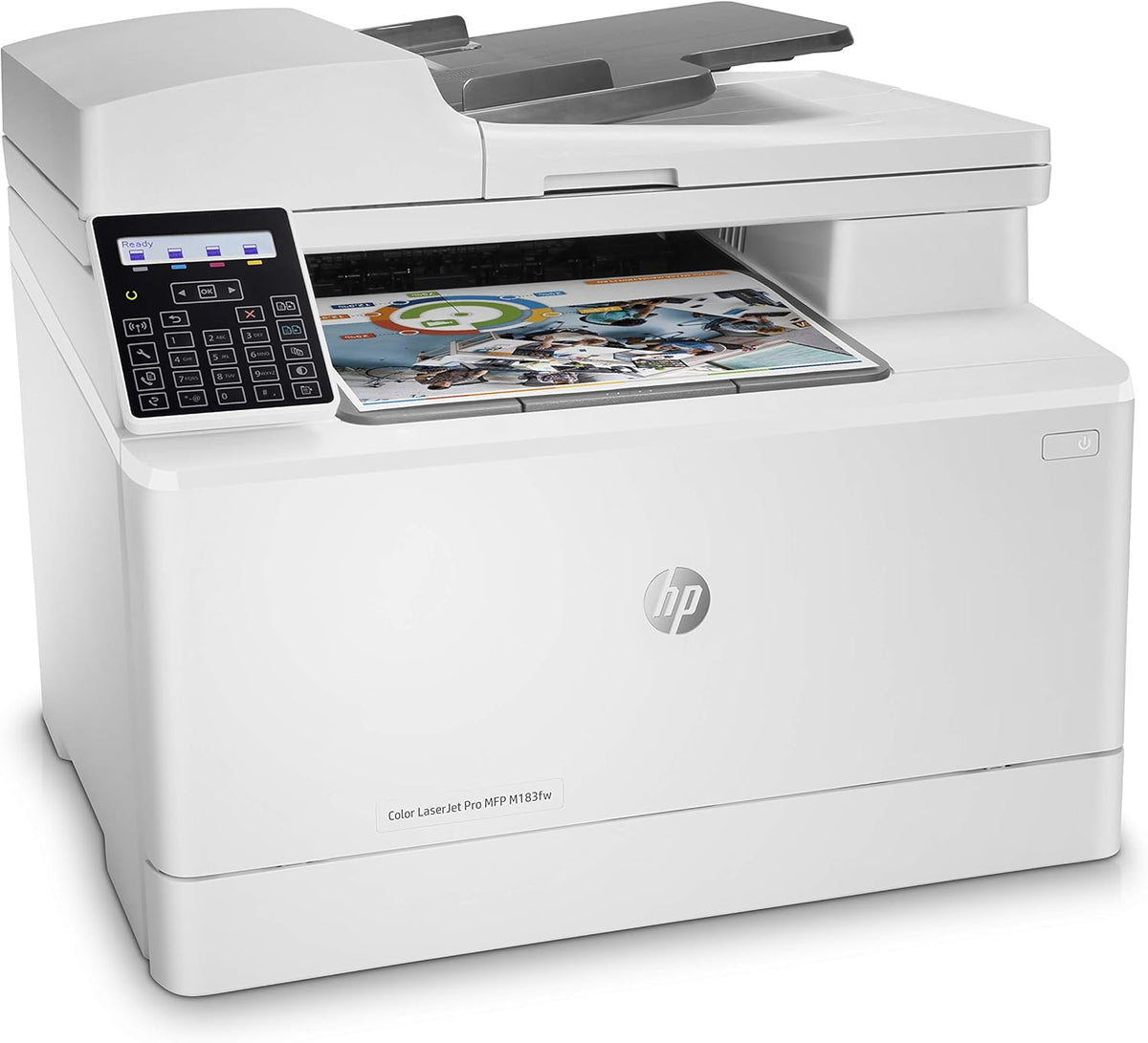 HP Color LaserJet Pro MFP 3302fdwg Multifunktions-Farblaserdrucker, Fax, Automatischer beidseitiger Druck, Touchscreen, Wi-Fi, Ethernet, USB, HP Wolf Pro Security