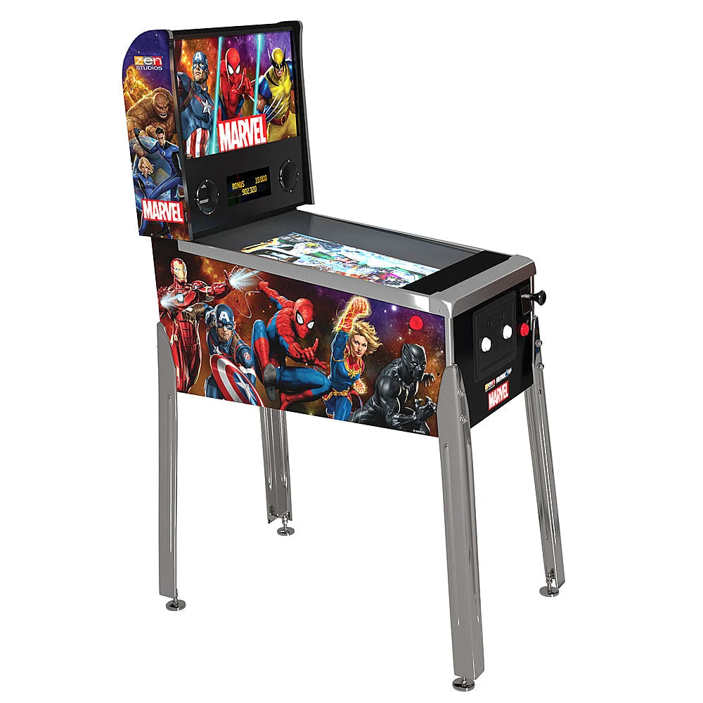 Arcade1Up – Pinball Digital de Marvel con Marquesina Iluminada – Multicolor