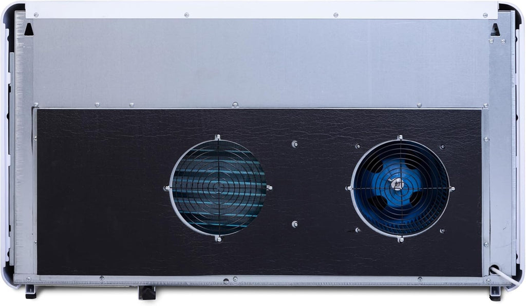 AirExchange - Wand-Monoblock-Klimaanlage-Wärmepumpe-INVERTER, 4-in-1 Klimaanlage ohne Außengerät, Heizen, Kühlen, Entfeuchten, Reinigen, 12.000 BTU, bis 80 m², R290, WEIß