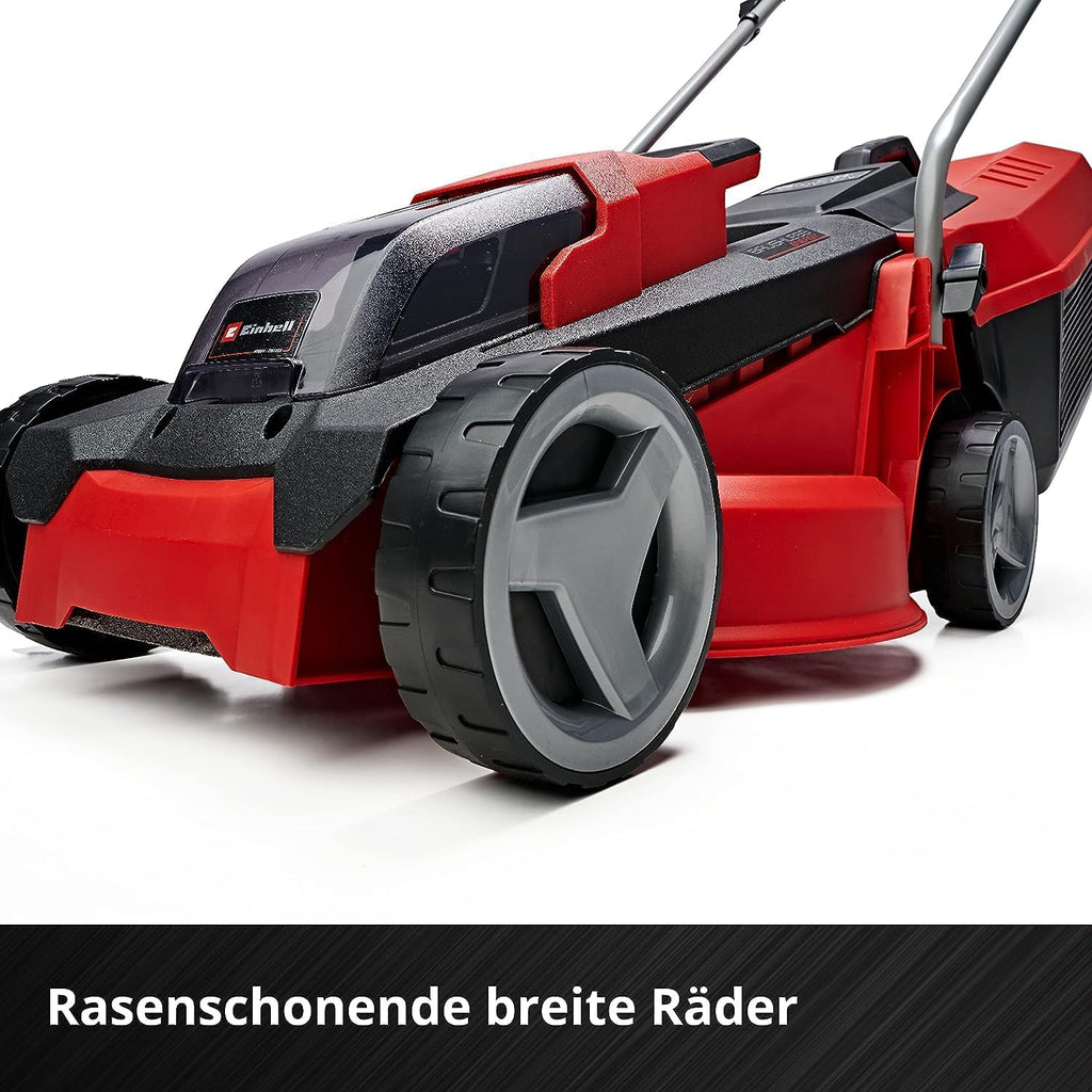 Einhell City Akku-Rasenmher GE-CM 18/30 Li Kit Power X-Change (18 V, 30 cm Schnittbreite, bis 150 m, Brushless, 25L Fangkorb, 30-70 mm Schnitthhe, inkl. 3,0 Ah Akku + Ladegert)