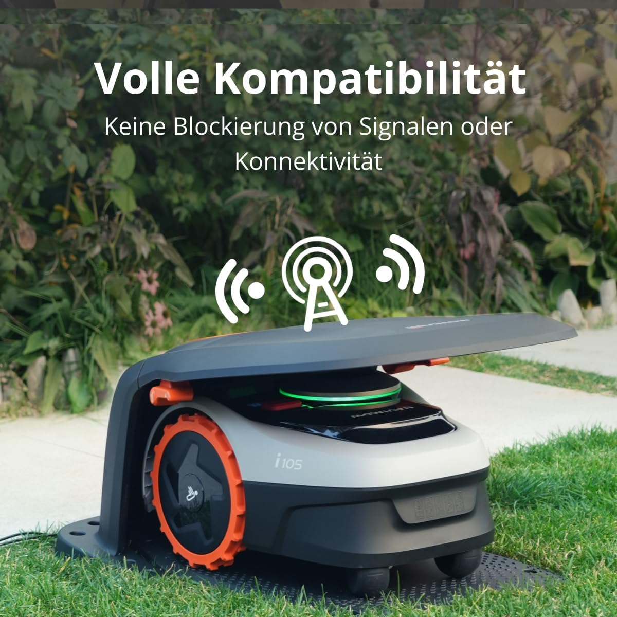 Navimow Garage S, Hochklappbar, Keine Signalblockierung, Schutz vor Sonne und Regen, Zubehör für Mähroboter Navimow i105E, i108E