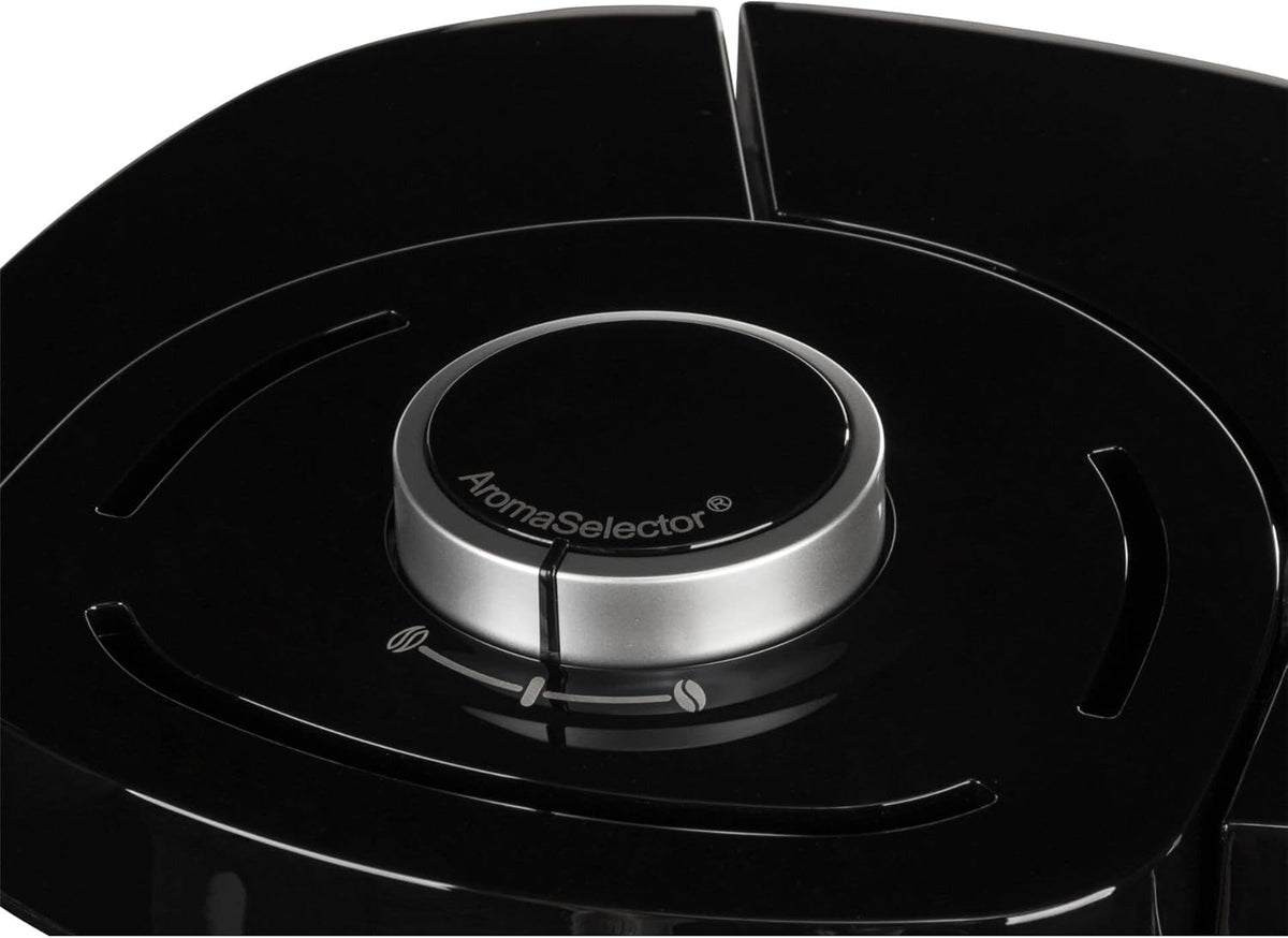 Melitta Look Timer - Filterkaffeemaschine - Thermokanne - Timer Funktion - Tropfstopp - 10 Tassen - Schwarz (1025-18)