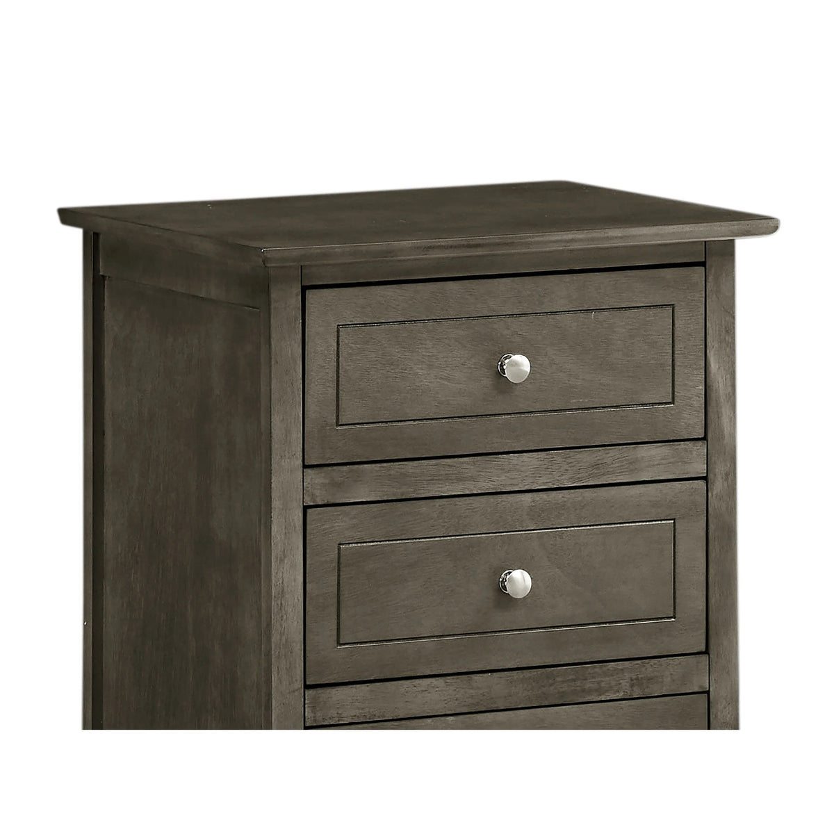 Daniel 3-drawer Transitional Wooden Nightstand