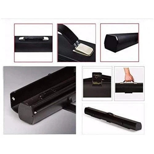 MaxStar Screens Pantalla Proyector Portátil de Suelo Plegable 92" – Relación de Aspecto 16:9 – con Estuche de Transporte