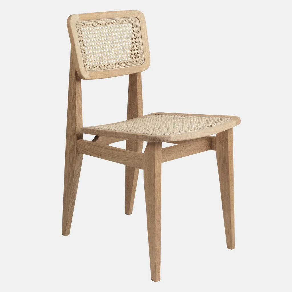 Nismaaya Harini White Oak & Rattan Office Chair