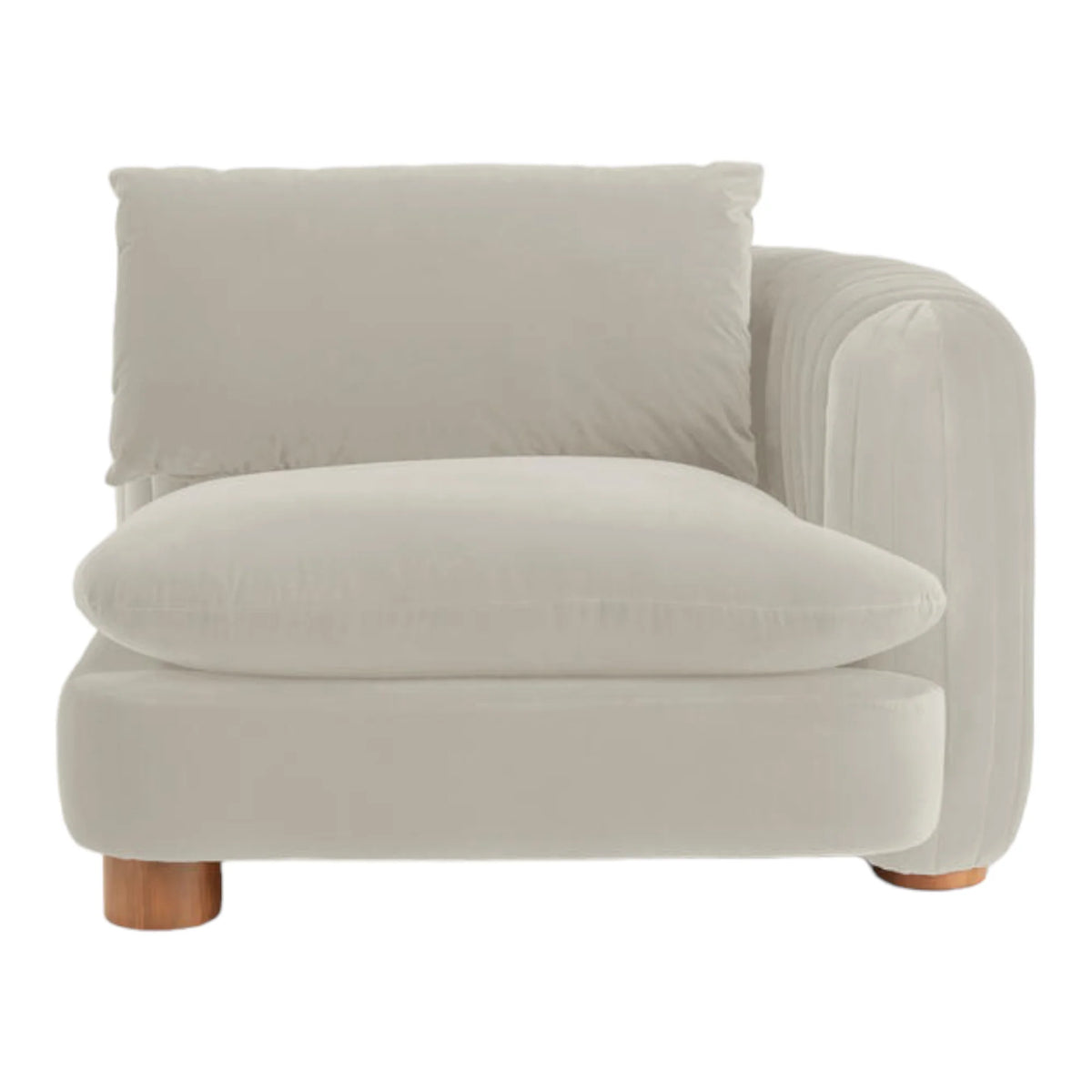 ComfyTrio 2 Seater Teak Wood Sofa
