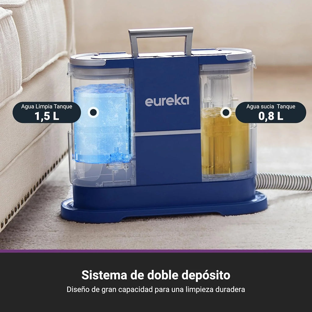 Aspiradora Eureka NEY100 para Alfombras y Tapicería | Limpiador Multi-Superficie con Depósito de 1.5L