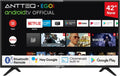 AG42F3 Smart TV 42 Pouces(106cm), Andriod TV LED FHD,Dolby Audio,Google Assistance,Bluetooth Triple Tuner(DVB-C/S2/-T2),Google Play Store((DAZN/Disney+/Netflix/Prime Video/Youtube),WiFi