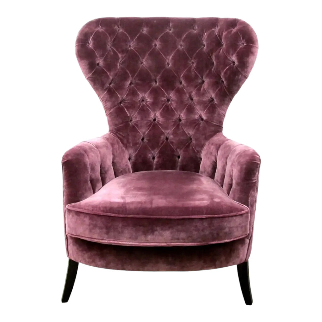 Nismaaya Aldous Wing Chair Purple