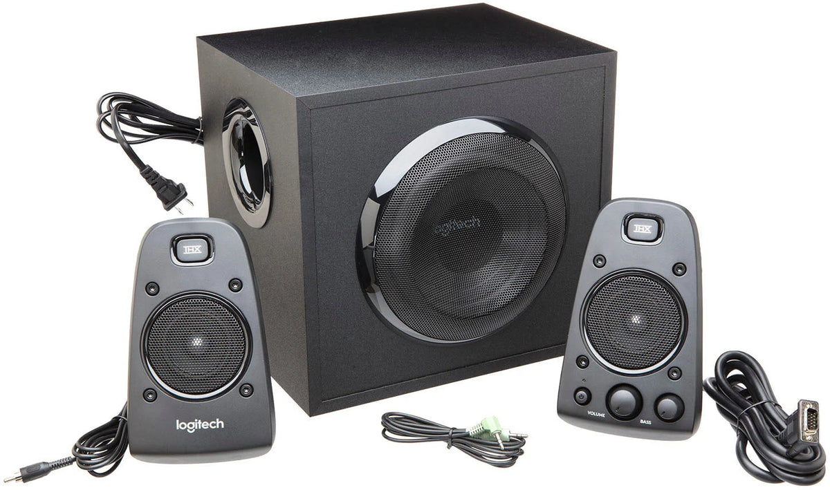 Logitech – Sistema de Altavoces 2.1 Z623 (3 Piezas) – Negro