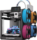 Flashforge Adventurer 5X 3D-Drucker mit Mehrfarbendruck, Anpassbar mit IFS,AD5X 3D-Drucker für mehrere Materialien,Vollautomatische Nivellierung,Maximale Geschwindigkeit: 600mm/s,Unterstützt PETG CF