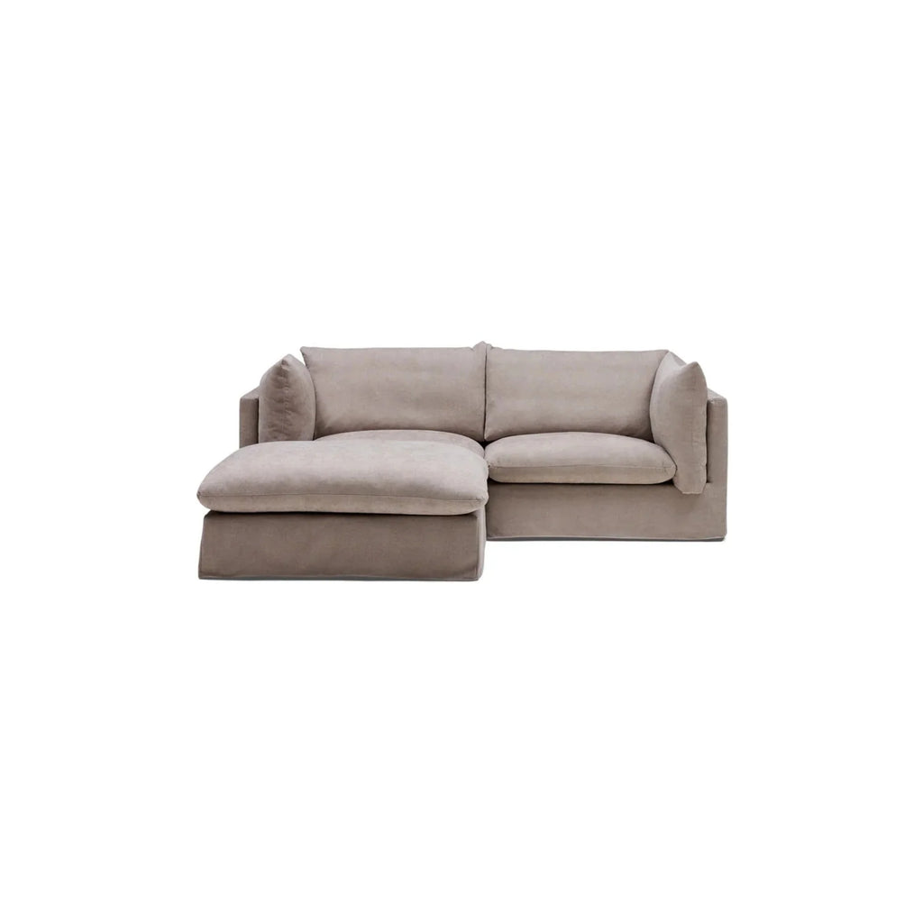 Nismaaya Mia Modular Sofa Sand 2 Seater with Ottoman