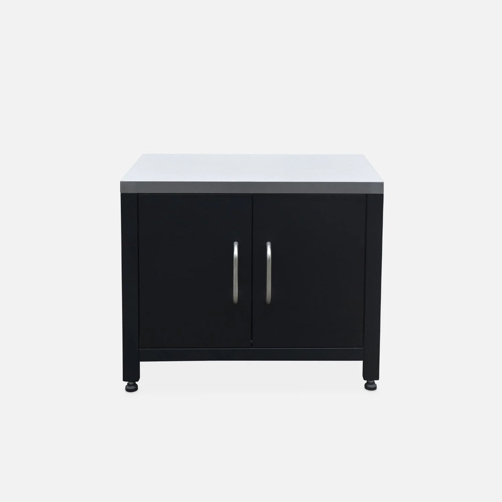 Cocina Exterior De Acero, 80cm, Negro