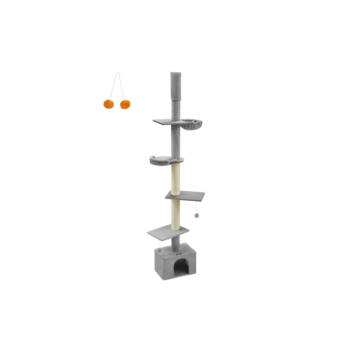 Árbol para Gatos 231-291 cm Altura Ajustable