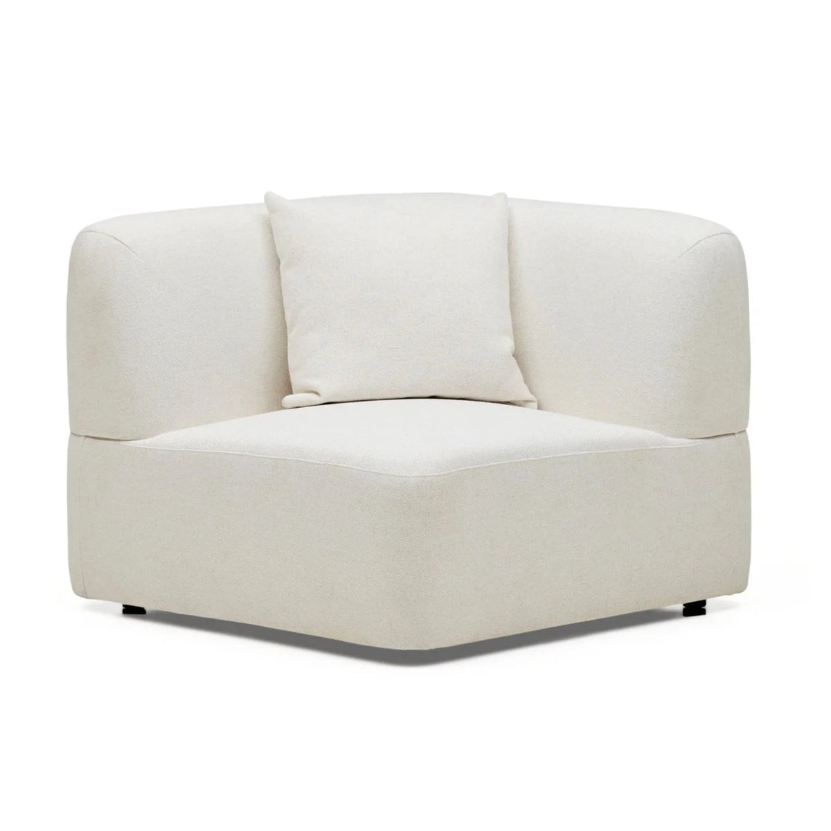 Nismaaya Pascal Corner Sofa Ivory White