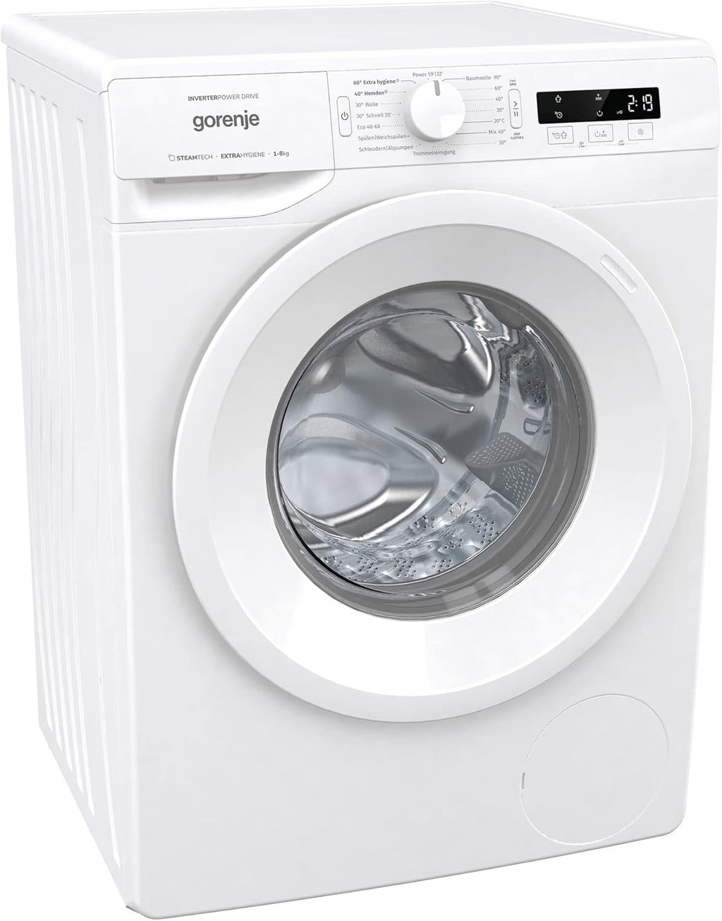 GORENJE WNPI84APS Waschmaschine LED Display Inverter PowerDrive Motor AquaStop Dampffunktion 16 Programme