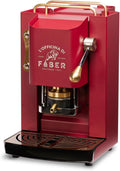 Faber PRO Total Deluxe Kaffeemaschine aus Messing, 44 mm Ese Papier, 1.3 liters, (Weiß)