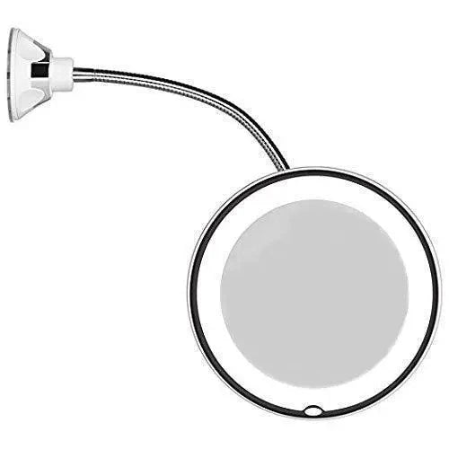 Espejo de Maquillaje Iluminado con Aumento 10X LED para Tocador