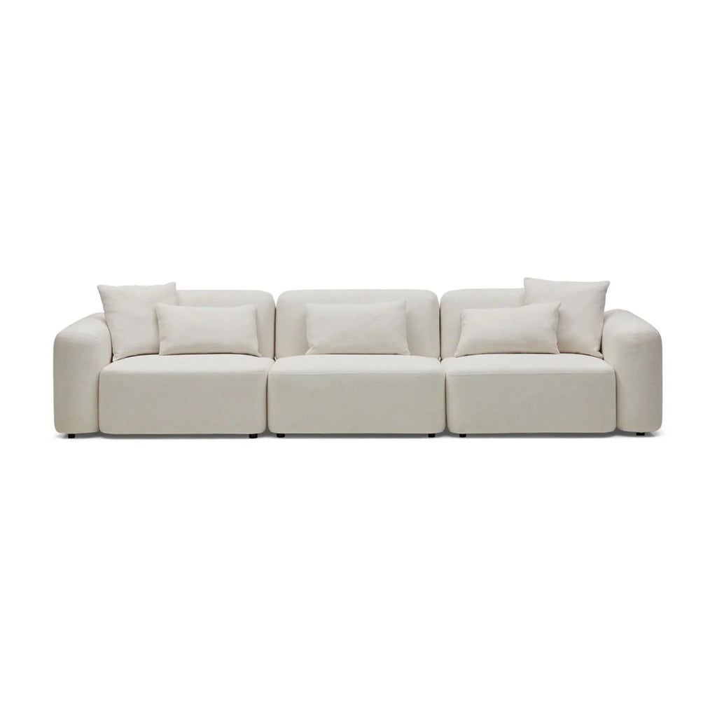 Nismaaya Pascal Modular Sofa Ivory White 3 Seater