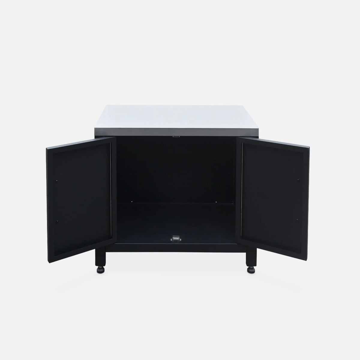 Cocina Exterior De Acero, 80cm, Negro