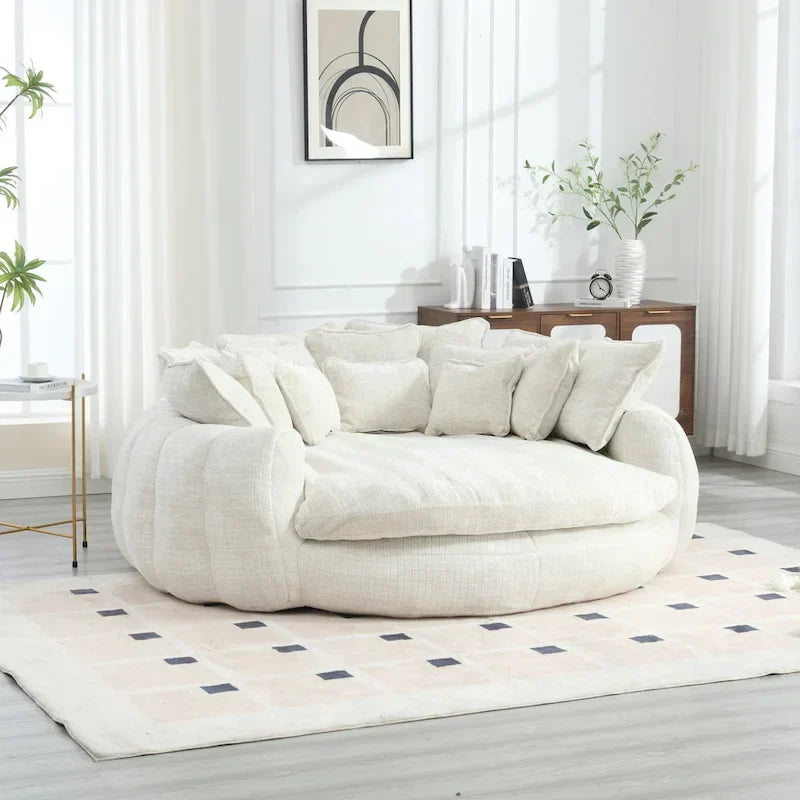 Comfortable Double Loaf Sofa Bed, Oversized Sofa Bed with Armrests