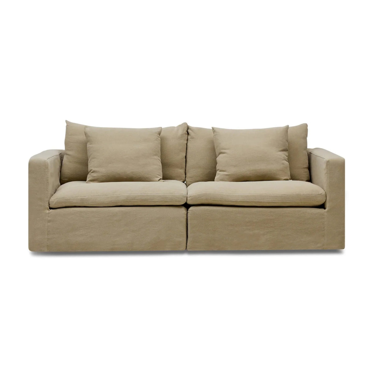 Nismaaya Cape Modular Sofa Warm Stone 2 Seater