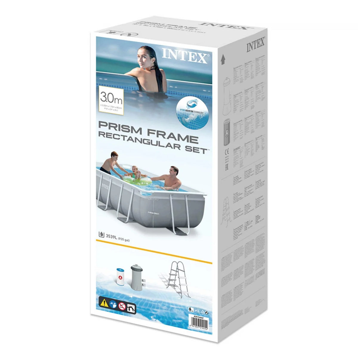 Piscina Rectangular 300x175x80 cm Prism Frame