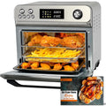 HYSapientia® 24L Heißluftfritteuse xxl，minibackofen mit umluft 1800W,mini backofen camping grill umluft mit kochplatten,heißluftofen 10 Programme,pizzaofen,Airfryer xxl